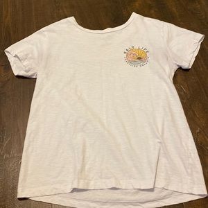Salt life white tee